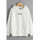 Mad Girls White Sweatshirt MG811 - Beyaz