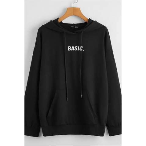 Mad Girls Black Sweatshirt MG811 - Siyah