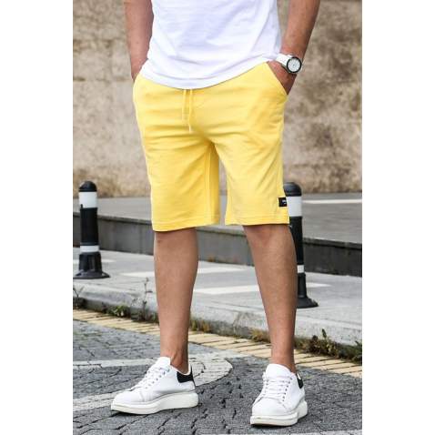 Madmext Yellow Basic Capri for Men 2908 - Sarı