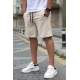 Madmext Men Beige Shorts 4842 - Bej