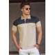 Madmext Men Knitwear Beige Polo T-shirt 5248 - Bej