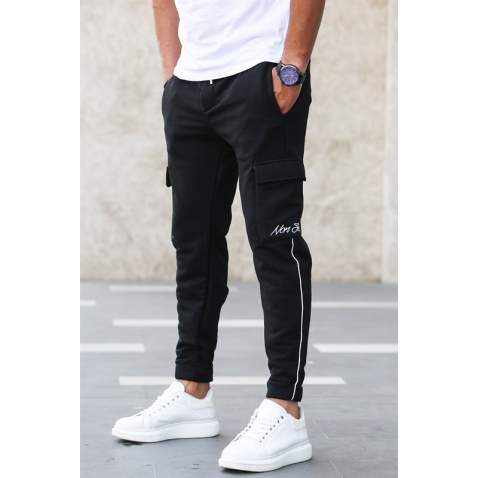 Madmext Black Sweatpants 4828 - Siyah