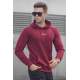 Madmext Men Printed Maroon Sweatshirt 5306 - Bordo