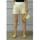 Mad Girls Cream Short MG572 - Krem