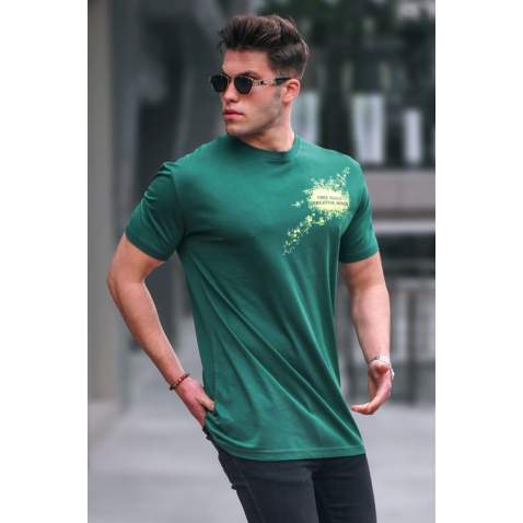 Madmext Men Green T-shirt 5367 - Yeşil