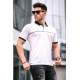 Men Basic White Polo T-Shirt - Beyaz