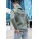 Madmext Khaki Hoodie Sweatshirt For Men 5331 - Haki