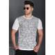 Madmext Men White Polo T-shirt 5088 - Beyaz