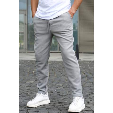 Dye Gray Relaxed Fit Jogger Trousers T5480 - Boyalı gri