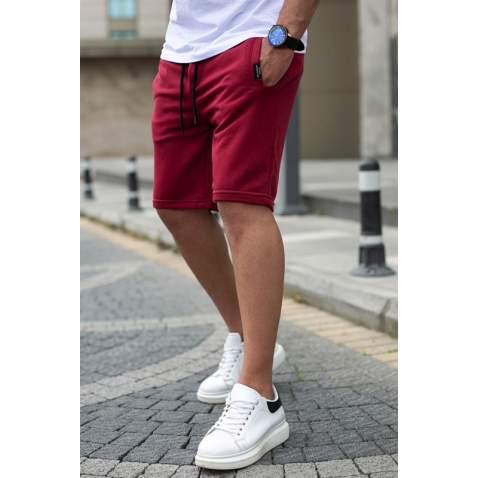 Madmext Men Maroon Shorts 4842 - Bordo