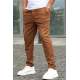 Brown Relaxed Fit Jogger Trousers T5480 - Kahverengi