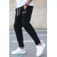 Madmext Black Embroidered Sweatpants For Men 5434 - Siyah