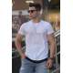 Madmext White Basic T-shirt for Men 4465 - Beyaz