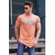 Madmext Orange T-shirt for Men 4582 - Turuncu