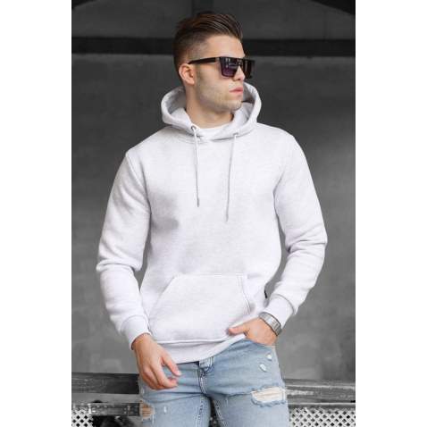 Madmext Men Marl Snow Sweatshirt 5339 - Karmelanj