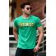 Madmext Green Printed T-shirt for Men 4485 - Yeşil