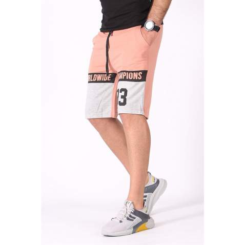 Madmext Soft Pink Two Tone Capri for Men 2920 - Pudra