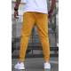 Madmext Men Elastic Bottom Yellow Sweatpants 4821 - Sarı