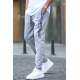 Gray Printed Sweatpants T5476 - Gri