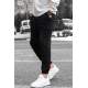 Men Black Basic Jogger Trousers - Siyah