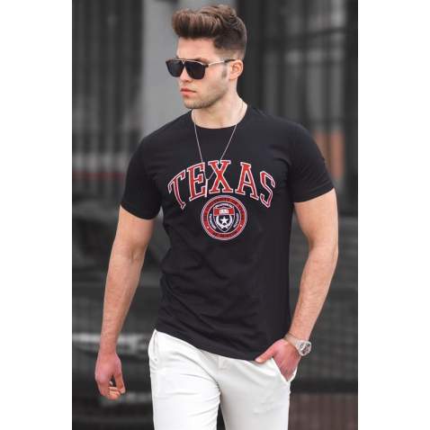 Madmext Men Black T-shirt 4997 - Siyah