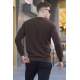 Brown Designed Knitwear Sweater 5964 - Kahverengi