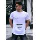 Madmext Men Printed White T-Shirt 5359 - Beyaz