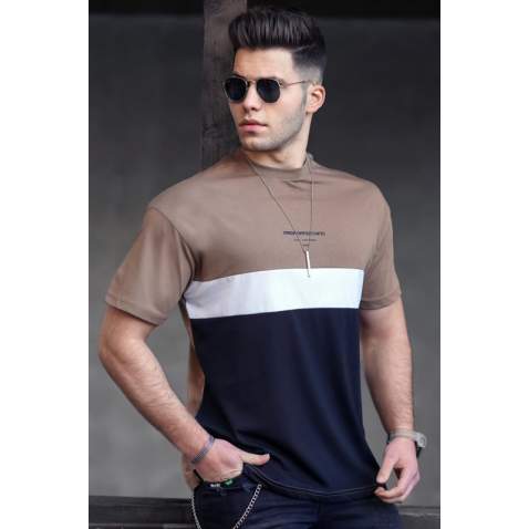 Madmext Men Brown T-shirt 4982 - Kahverengi