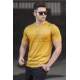 Madmext Yellow T-shirt for Men 5089 - Sarı