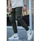 Madmext Men Cargo Khaki Trousers 5650 - Haki