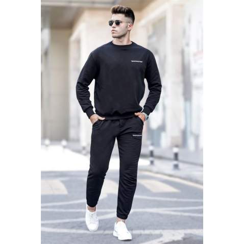 Madmext Men Black Tracksuit 5285 - Siyah