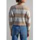 Women Oversize Beige Sweater MG1441 - Bej