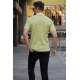 Men Designed Yellow Polo T-Shirt 5876 - Sarı