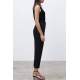 Mad Girls High Waist Black Trousers MG1331 - Siyah