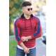 Madmext Nakışlı Bordo Kapşonlu Sweatshirt 2661 - Bordo