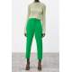 Mad Girls High Waist Green Trousers MG1331 - Yeşil