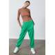 Women Green Oversize Sweatpants MG1235 - Yeşil