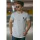 Madmext White Paint Splatter Print T-shirt for Men 4505 - Beyaz