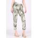 Mad Girls Cream Patterned Trousers MG213 - Bej