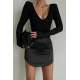 Mad Girls Black Mini Skirt MG1439 - Siyah