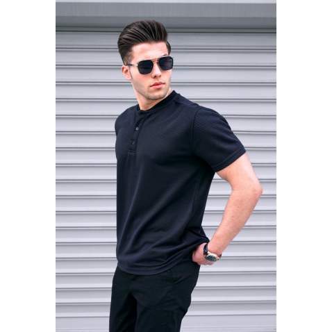 Men Black T-Shirt - Siyah