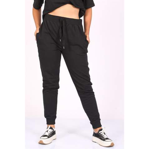 Mad Girls Black Sweatpants MG1201 - Siyah