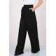 Mad Girls Black Palazzo Pants MG1332 - Siyah