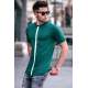 Madmext Men Printed Dark Green T-shirt 5378 - Koyu yeşil