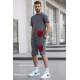 Men Smoke Gray Shorts Set 5901 - Füme