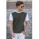 Madmext Men Printed Khaki T-shirt 5269 - Haki