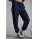 Women Navy Blue Oversize Sweatpants MG1235 - Lacivert