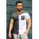 Madmext White T-shirt with Pocket for Men 3015 - Beyaz