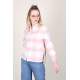 Mad Girls Soft Pink Lumberjack Shirt MG1200 - Pudra