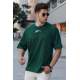 Madmext Green Oversize T-shirt for Men 5233 - Yeşil